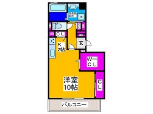 LS RESIDENCE NAKAMOZUの物件間取画像